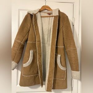 Faux Wool Camel Jacket